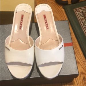 Prada platform sandals